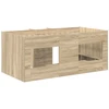 Vaikų Aukštas Lova 2 pcs Sonoma ąžuolo 163 x 101,1 x 68,5 cm