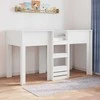 Vaikų dvigulė lova Balta 75 x 190 cm Apdirbta mediena