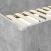 Vaikų dvigulė lova Betono pilka 75 x 190 cm Apdirbta mediena