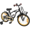 Vaikų Dviratis 16 Colių skirta 4-6 metų vaikams Juoda