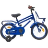 Vaikų Dviratis 16 Colių skirta 4-6 metų vaikams Tamsiai mėlyna