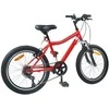 Vaikų Dviratis 20 Colių 6-Speed 6-11 metų amžiaus Raudona