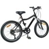 Vaikų Dviratis 24 Colių 6-Speed 8-12 metų Juoda