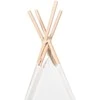 Teepee palapinė Balta 120 x 120 x 150 cm Audinys ir plastikas