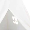 Teepee palapinė Balta 120 x 120 x 150 cm Audinys ir plastikas