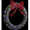 Vainikas su 150 LED Įvairiaspalvis 120 cm Akrilas