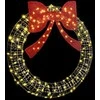 Vainikas su 150 LED Šilta balta 121 x 121 x 10 cm PET