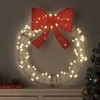 Vainikas Šilta balta 75 x 75 x 8 cm Ratanas 60 LED