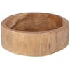 Vaisių dubuo JEPARA Teak medžio rudas Ø 30 cm