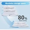 Saugojimo maišeliai 10 pcs Skaidrūs ir mėlyni 130 x 100 cm