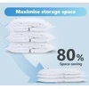 Saugojimo maišeliai 5 pcs Skaidrūs ir mėlyni 130 x 100 cm