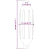 Valčių fenderiai 2 vnt. Ø 11 x 40 cm Juoda PVC
