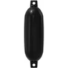 Valčių fenderiai 2 vnt. Ø 14 x 50 cm Juoda PVC