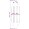 Valčių fenderiai 2 vnt. Ø 16 x 58 cm Juoda PVC