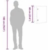 Control Cabinet Pilka 47 x 20 x 50 cm ABS plastikas