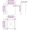 Control Cabinet Pilka 47 x 17,5 x 50 cm ABS plastikas