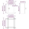 Control Cabinet Pilka 28 x 13 x 28 cm ABS plastikas