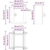 Control Cabinet Pilka 25 x 13 x 24 cm ABS plastikas