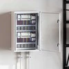 Control Cabinet Pilka 57 x 24,5 x 70 cm ABS plastikas