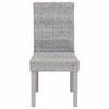 Valgomasis krėslas 2 pcs Balta plauna 45 x 54 x 93 cm