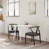 Valgomasis krėslas 2 pcs Šviesiai rudas ir juodas