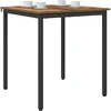 Valgomieji stalai 70 x 70 x 75 cm Apdirbta mediena