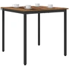 Valgomieji stalai 80 x 80 x 75 cm Apdirbta mediena