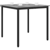 Valgomieji stalai 80 x 80 x 75 cm Apdirbta mediena Pilka Sonoma