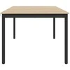 Valgomieji stalai 2 pcs 200 x 100 x 75 cm Apdirbta mediena
