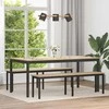 Valgomieji stalai 2 pcs 180 x 90 x 75 cm Apdirbta mediena