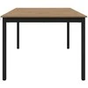 Valgomieji stalai 2 pcs 200 x 100 x 75 cm Apdirbta mediena