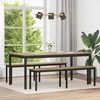 Valgomieji stalai 2 pcs 180 x 90 x 75 cm Apdirbta mediena