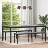 Valgomieji stalai 2 pcs 200 x 100 x 75 cm Apdirbta mediena