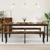 Valgomieji stalai 2 pcs 200 x 100 x 75 cm Apdirbta mediena