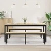 Valgomieji stalai 2 pcs 180 x 90 x 75 cm Apdirbta mediena