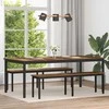 Valgomieji stalai 2 pcs 200 x 100 x 75 cm Apdirbta mediena