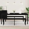 Valgomieji stalai 2 pcs 200 x 100 x 75 cm Apdirbta mediena