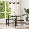 Valgomieji stalai 70 x 70 x 75 cm METALAS