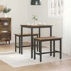 Valgomieji stalai 60 x 60 x 75 cm METALAS