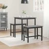 Valgomieji stalai 60 x 60 x 75 cm METALAS