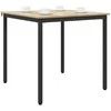Valgomieji stalai 80 x 80 x 75 cm METALAS