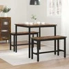 Valgomieji stalai 80 x 80 x 75 cm METALAS