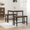 Valgomieji stalai 70 x 70 x 75 cm METALAS