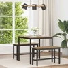 Valgomieji stalai 80 x 80 x 75 cm METALAS