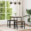Valgomieji stalai 60 x 60 x 75 cm METALAS