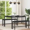 Valgomieji stalai 110 x 110 x 75 cm METALAS