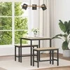 Valgomieji stalai 70 x 70 x 75 cm METALAS