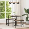 Valgomieji stalai 70 x 70 x 75 cm METALAS