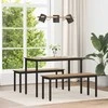 Valgomieji stalai 110 x 100 x 75 cm METALAS