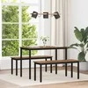 Valgomieji stalai 110 x 100 x 75 cm METALAS